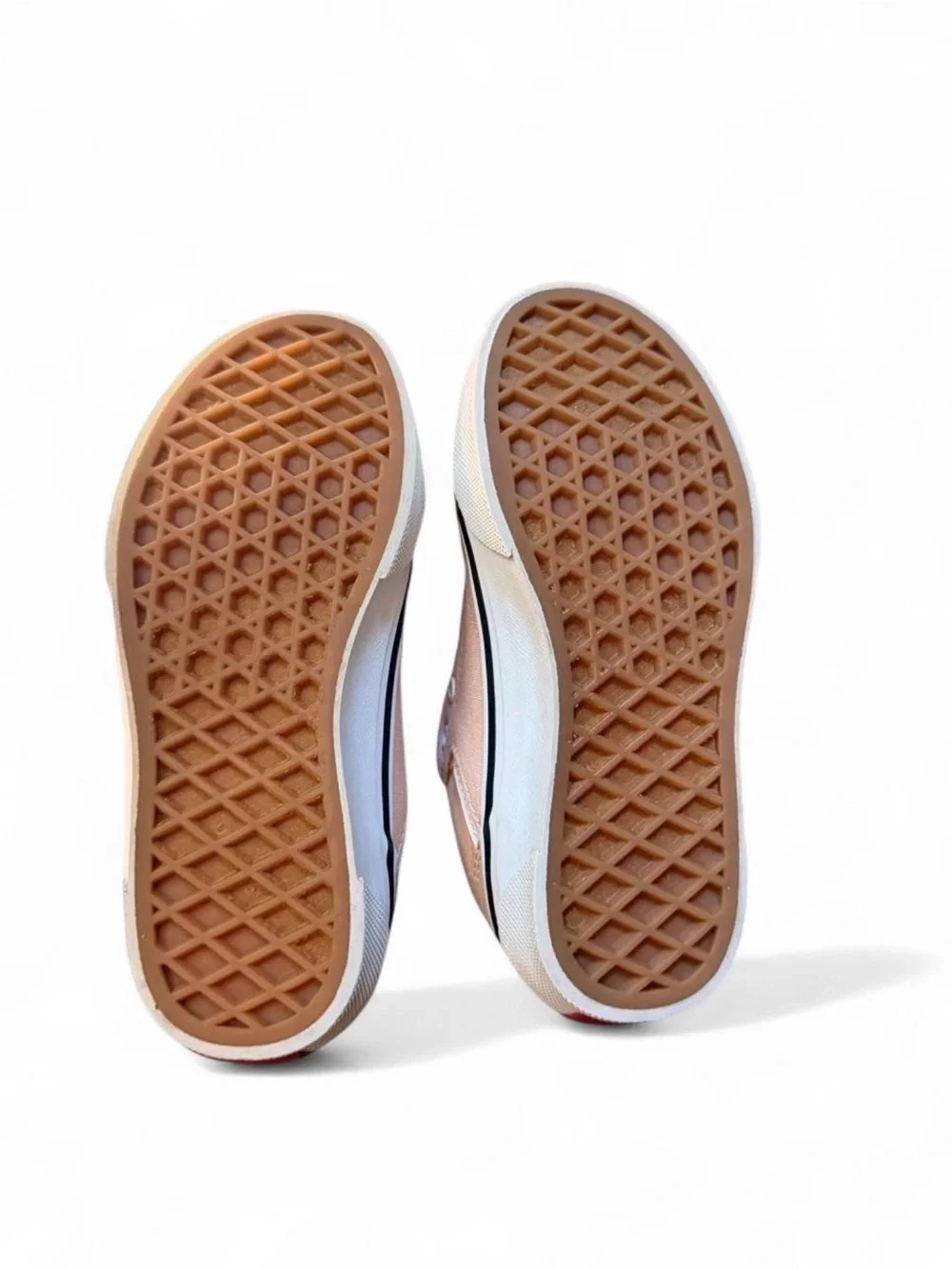 Vans Kids Low-Top Canvas Sneakers in Blush Pink